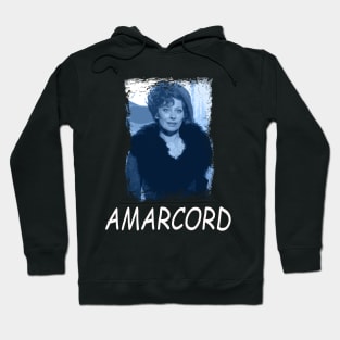 Nostalgic Italian Cinema Elegance AMARCORDs Iconic Couture Threads Tee Hoodie